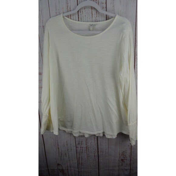 Cato Womens Long Sleeve Blouse Size 18/20W Button Accents Round Neck - Picture 1 of 11